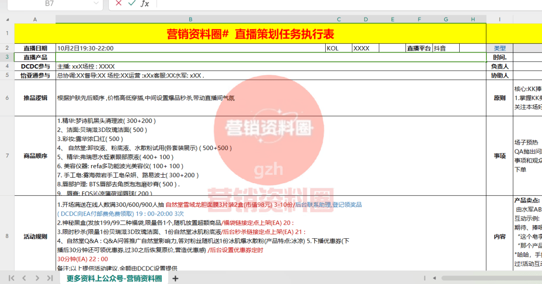 次直播策划方案、新手全流程！（含工具）九游会网站手机版直播运营策划方案：首(图2)